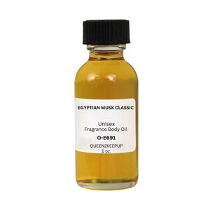 Egyptian Musk Classic (Unisex) Body Oil 1 oz Fragrance Similar All Natural Scent